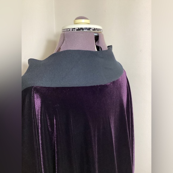 Alembika Velvet Poncho Tunic Top S/M Oversized - Picture 8 of 13